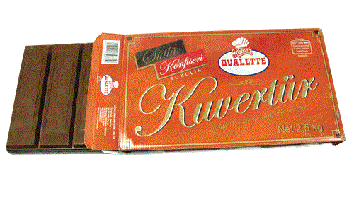 OVALETTE KUVERTÜR KONFİSERİ SÜTLÜ 2,5 KG.
